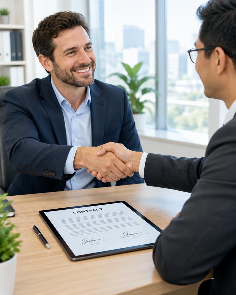 Sign Contracts with Suppliers